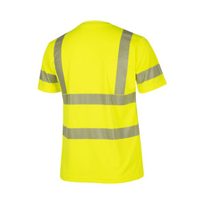 Camiseta de Seguridad de Alta Visibilidad Personalizada para Hombre, Camiseta de Trabajo Reflectante de Manga Corta, Hecha en Pakistán - Product Image 2