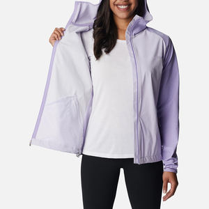 แจ็กเก็ตซอฟต์เชลล์แฟชั่นใหม่สำหรับผู้หญิงกันลมใส่กลางแจ้ง - Product Image 2