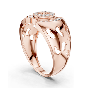 Bague en diamant cultivé en laboratoire de 0,328 carats pour femmes, clarté VVS-VS EF, or 18 carats, 14 carats, 10 carats et argent 925, or rose, or jaune, or blanc - Product Image 4