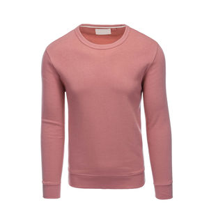 Sudaderas de cuello redondo para hombre bordadas con logotipo personalizado Sudadera de algodón liso con diseño clásico precio al por mayor tarifa barata - Product Image 3