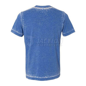 Camisetas de lavado ácido de calidad premium Slim Fit 100% algodón transpirable Loose Fit impreso camiseta al por mayor para hombres - Product Image 2