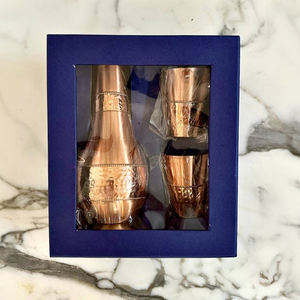 Botella de agua de cobre puro de alta calidad de 500ml, alta demanda, exportación desde India - Product Image 4