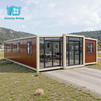 Maison conteneur préfabriquée pliable et extensible de 20 pieds ou 40 pieds, bâtiment préfabriqué, maison modulaire 2, 3 ou 4 chambres