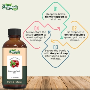 Pur organique 100% naturel pressé à froid Zing huile de graines de canneberge fonction raffermissante approvisionnement OEM emballage personnalisé échantillon gratuit - Product Image 6
