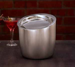 AK Brass Lining Design Metal <b>Ice</b> <b>Bucket</b> In <b>Gold</b> Finished With Handles Premium Round <b>Ice</b> <b>Bucket</b> For Barware Use / Home Use - Product Image 5