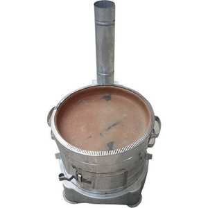 Estufa Eléctrica Tandoor Yufka DORELLO SOBA con Campana Ajustable de Acero Inoxidable Cromado para Barbacoa, 5 Personas, Cocina/Fiestas - Product Image 3