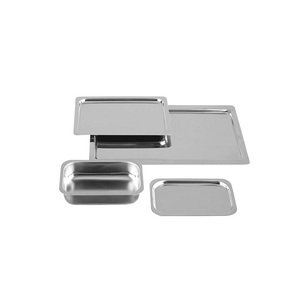 Multi Sizes and Shapes Stainless Steel <b>Trays</b> for Multi Purpose Usage and and Other <b>Serving</b> Use - Product Image 1