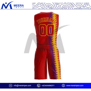 Ensemble maillot et short de basket-ball professionnel uniforme d'équipe personnalisé pour hommes vêtements de sport respirants, durables et élégants pour les joueurs - Product Image 3