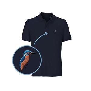 Chemise de golf unisexe à manches courtes en coton 220G respirant, couleur unie, avec logo brodé personnalisé, fabriquée en usine OEM - Product Image 3