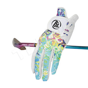 Guantes de golf de cuero de oveja y Pu personalizables de alta calidad para mano izquierda y derecha para adultos transpirables First Skin Fit para deportes - Product Image 5