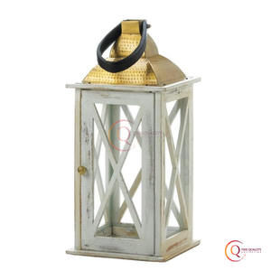 Lanterne à bougie carrée en bois de taille moyenne Décoration de Noël unique Pot à bougie de table pour la décoration de Noël Décoration de la maison Centre de table - Product Image 4