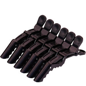 Pinces à cheveux en plastique Crocodile Transparent Pro pince à cheveux Alligator Durable avec poignée antidérapante large Gator grandes dents - Product Image 5