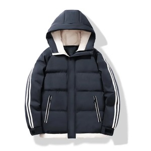 Men's New Winter Warm Thickened Casual Hooded Japanese and Korean Trendy Youth Puffer Cotton-<b>padded</b> men's jackets - Product Image 6