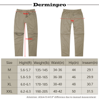Pantalon court tactique de randonnée pour homme, convertible, respirant, en toile Cordura extensible, taille élastique, poches zippées, multi-poches
