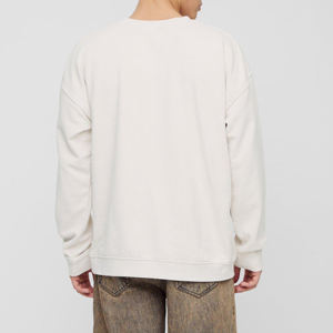 Sudaderas de Invierno para Hombre Personalizables de Alta Calidad, 100% Algodón, Tinte Liso, Ropa de Calle Moderna - Product Image 2