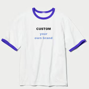 Airism camiseta venta calidad logotipo personalizado camiseta Unisex buena calidad camisetas etiqueta personalizada Logo camiseta Puff estampado poliéster algodón - Product Image 6