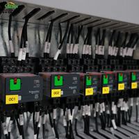 Ensemble complet de panneaux électriques triphasés en acier inoxydable, armoire de commande de vanne solénoïde à 4 circuits pour station d'épuration