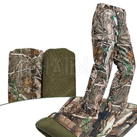 Pantalones de Caza Deportivos Casuales de Cintura Media, Ligeros y Transpirables, de Corduroy y Cordura, con Camuflaje, Ideales para Senderismo, Esquí y Actividades al Aire Libre