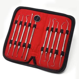 Ensemble de détartreurs à manche long creux Schwartz pour le nettoyage dentaire, pour usage clinique dentaire, avec logo personnalisé - Product Image 2