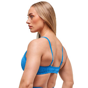 Soutien-gorge de sport respirant sur mesure de haute qualité, grande taille, logo frontal, design simple, maintien moyen, vêtements de yoga et de gym, service OEM, tailles - Product Image 3