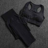 Set Yoga Wanita 2-Piece Terlaris, Modis, Ukuran Besar, Logo Depan, Berkualitas Tinggi, Bahan Bernapas, Cepat Kering 2025