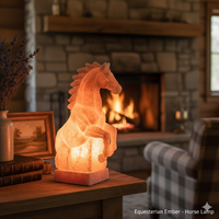 Lampe sculptée en forme d'animal en matériau organique, veilleuse écologique, rose naturel, objet d'art de collection, vente en gros du Pakistan