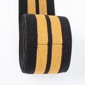 Bandes de genou pour haltérophilie de qualité supérieure, couleur or noir, design personnalisé, vente en gros, bandes de genou pour haltérophilie de qualité supérieure - Product Image 6