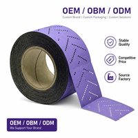 Rouleau de papier abrasif céramique premium violet aurora 70mm*12m OEM OBM ODM, efficace et durable pour les solutions de ponçage de surfaces automobiles