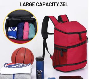 Sac à dos personnalisé pour équipement sportif de grande dimension unisexe antivol fermeture éclair basket-ball football football mode extérieur jeunesse - Product Image 6