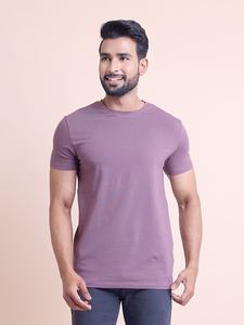 Venta caliente O-cuello de media manga de los hombres de la Camiseta cómoda 100% algodón versátil esencial para el uso diario Casual - Product Image 2