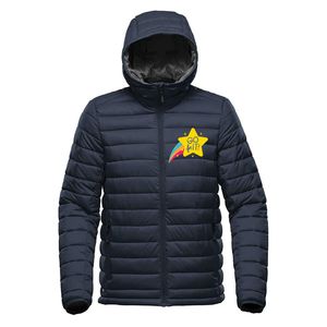 wholesale rate puffer jacket Customized design men winter jacket <b>quilted</b> top quality puffer <b>hoodie</b> - Product Image 2