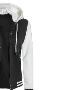 Venta al por mayor frío invierno Varsity chaquetas personalizadas mujeres al aire libre abrigo grueso Letterman moda bordado Varsity chaqueta - Product Image 3