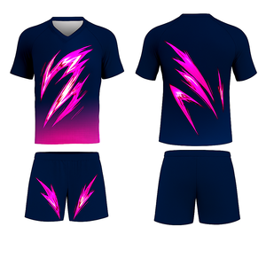 ชุดเครื่องแบบรักบี้วอลเลย์บอลแบบปรับแต่งได้ชุดออกกำลังกายแบบแห้งเร็วระบายอากาศได้ดีชุดฝึกเป็นทีมพิมพ์โลโก้ได้ตามต้องการ - Product Image 1