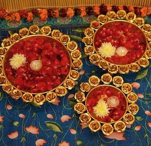 Moderno y único indio hecho a mano Metal Urli Bowl redondo Diya forma decorativa para fiestas de boda precio - Product Image 3