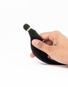 Extensions de cheveux de trame attachées à la main indiennes les plus vendues 100% Style de vague profonde lâche de haute qualité avec des cuticules alignées - Product Image 1