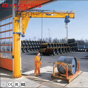 Grue à flèche pivotante montée sur pilier de 0,5 tonne, 1 tonne, 2 tonnes pour la manutention des matériaux en atelier - Product Image 5