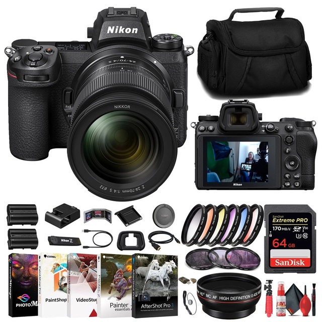Authentic New Z7 II Mirrorless Camera W/ 24-70mm f/4 Lens + 64GB Card + Filter Kit +