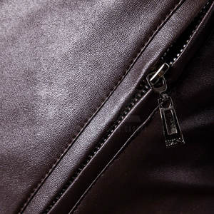 Veste en cuir de haute qualité, logo personnalisé, veste en cuir, vêtements de mode, veste en cuir pour hommes - Product Image 3