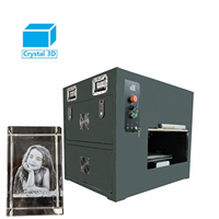 Machine de gravure laser intérieure interne en cristal de photo 3D Machine laser sous-surface en verre vert pour Noël