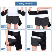 1PC Ceinture de soutien de la hanche Soutien de l'aine Sciatique Soulagement de la douleur Sangle de compression des cuisses Articulations Aine Arthrite Hanche Ceinture de protection