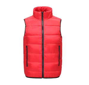 Gilet chaud en duvet sans manches pour hommes voyage utiliser gilet en duvet imprimé personnalisé hommes bouffant léger - Product Image 2