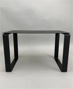 Black steel iron coffee <b>table</b> handmade design for <b>kitchen</b> office home restaurant living room garden decoration made in india - Product Image 3