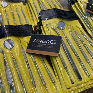 6pcs <b>Tooth</b> Tools Set,Stainless Steel Oral Hygiene Kit With Mouth Mirror,Scaler & <b>Pick</b> Tools, Non-Slip Patterned Handle <b>Teeth</b> Kit - Product Image 2