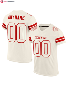 เสื้อเจอร์ซีย์อเมริกันฟุตบอลชุดอเมริกันฟุตบอลแบบซับลิเมชันยอมรับสีตามสั่ง - Product Image 3