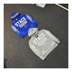 Sudadera con Capucha Personalizada con Logotipo, Mezcla de Algodón Desgastado por el Sol, Cómoda, para Hombre, Aplique Bordado, Sudadera con Capucha a Precio Económico - Product Image 1