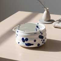Bol à matcha en porcelaine durable de qualité supérieure 3460996, design nordique, 300 ml