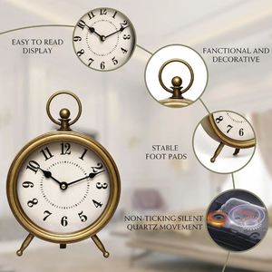 AK đồng thau sang trọng Kim Loại bảng đồng hồ với đầu vòng móc trong Brass Antique hoàn thành cho trang trí nội thất/khách sạn trang trí nội thất - Product Image 6