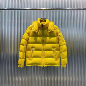 Chaqueta de Invierno para Hombre, Nueva, de Alta Calidad, Tejida, Cortavientos, con Capucha, Cuello Alto, Logotipo Frontal, Abrigada - Product Image 5