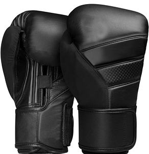 Guantes de boxeo de estilo relieve, protectores de manos acolchados de cuero y Molde de calidad superior, guantes de oxing con correa de etiqueta personalizada e impresión - Product Image 1