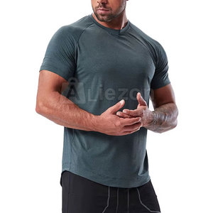 Top Quality Muscle Fit <b>Shirts</b> <b>Moisture</b> <b>Wicking</b> Muscle Fit <b>Shirts</b> For Gym And Exercise Low Moq - Product Image 2